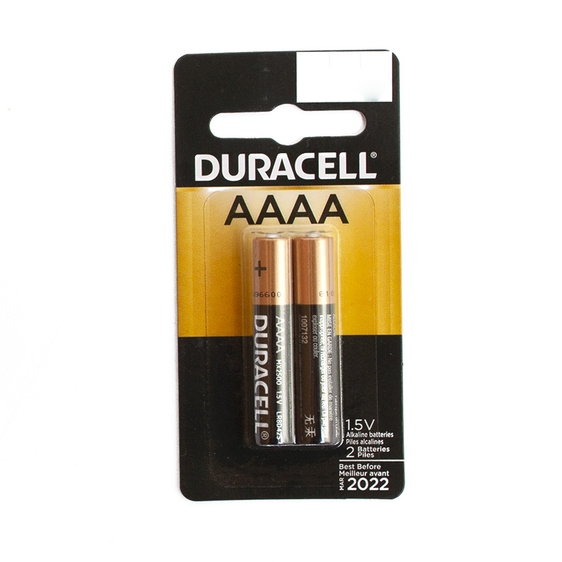 Duracell, AAAA, Battery, 2 Pack